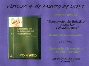 Presentación de la obra Economía de bolsillo para no economistas