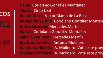 CURSOS MONOGRÁFICOS 2012