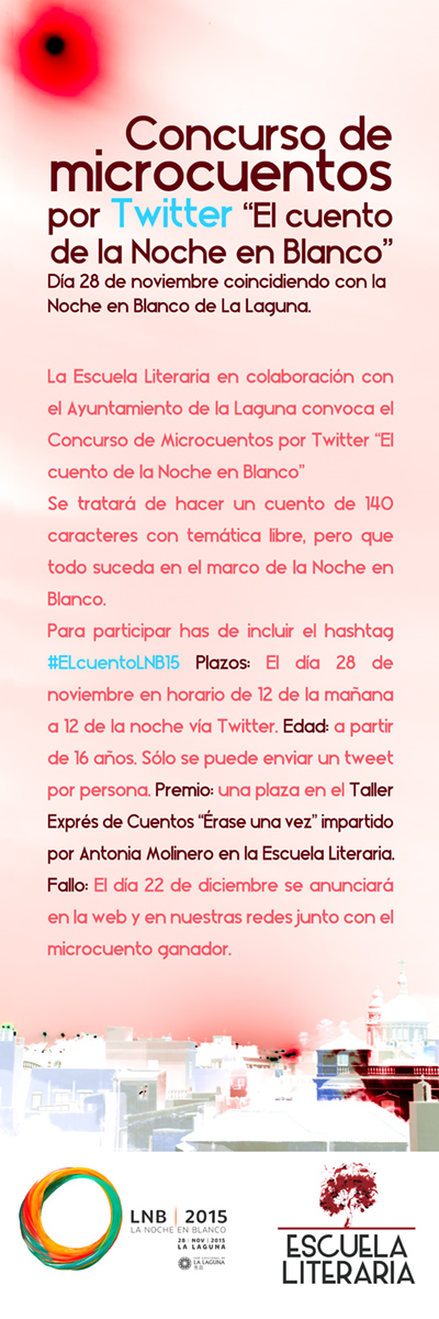 Concurso de microcuentos por Twitter La Noche en Blanco