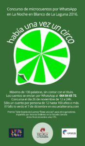 Concurso de microcuentos por WhatsApp