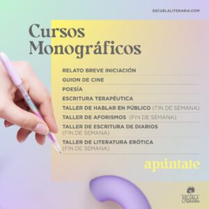 Podría ser un nuevo comienzo. Cursos monográficos