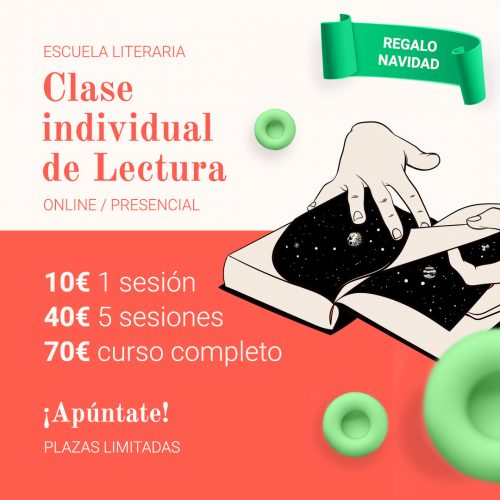 Cartel clase individual de lectura