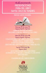 Feria del libro y la Escuela Literaria.