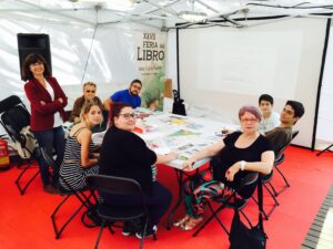 Feria del libro y la Escuela Literaria.