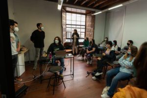 Aula curso jóvenes escritores laguneros. Escuela literaria. 